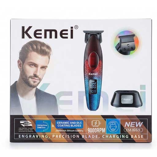 ماشین اصلاح حرفه‌ای فلزی کیمی (KEMEI) مدل KM-1669