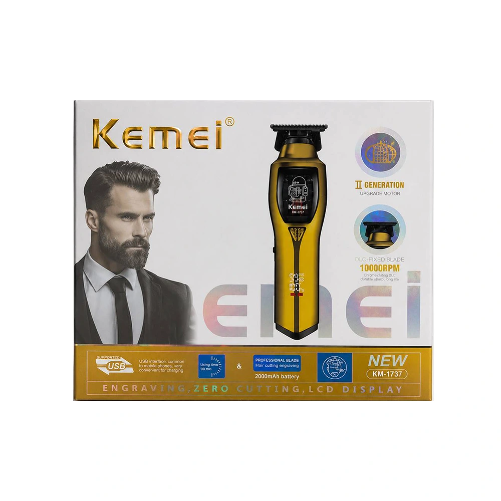ماشین اصلاح و خط‌زن حرفه‌ای کیمی (Kemei) مدل KM-1737